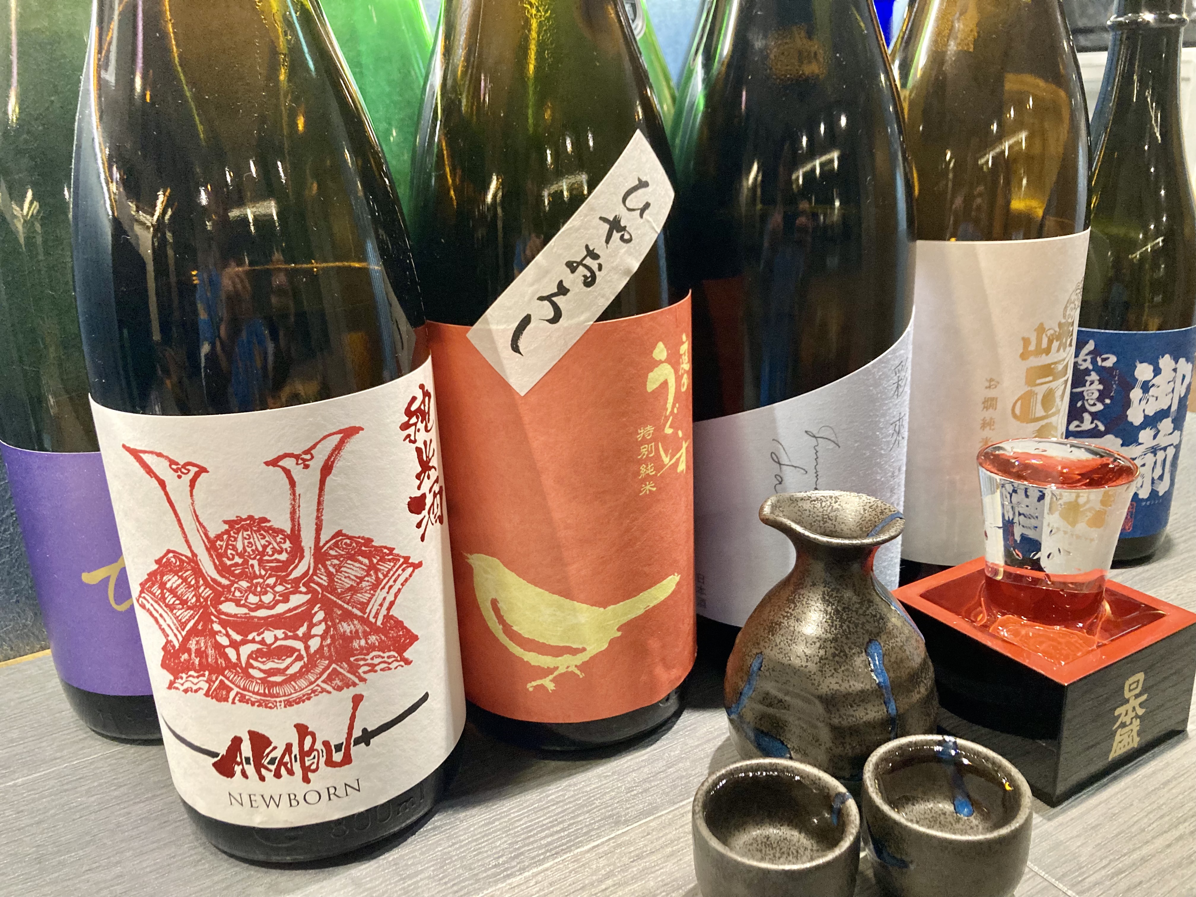 特製日本酒と独自のペアリング